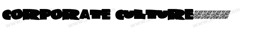 CORPORATE CULTURE字体转换